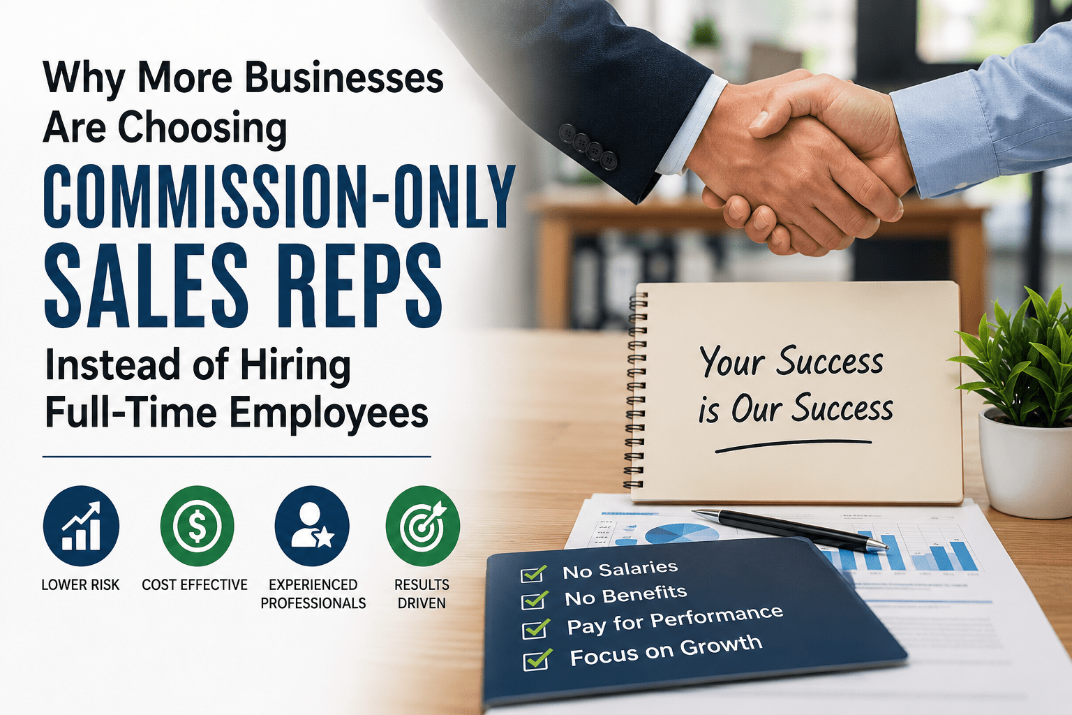 Why More Businesses Are Choosing Commission-Only Sales Reps Instead of Hiring Full-Time Employees